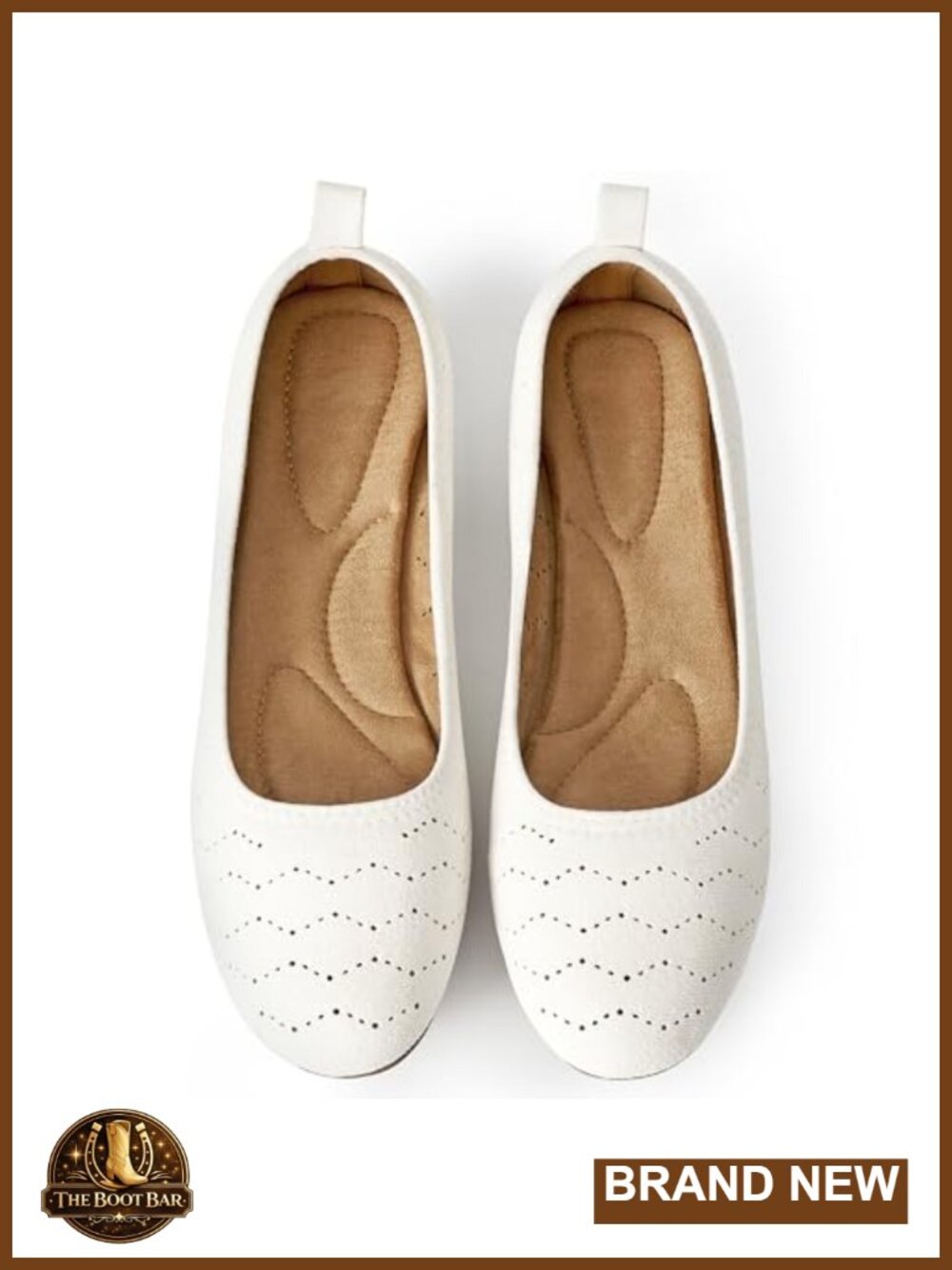 Womens Suede Ballet Flats Round Toe Slip On Memory Foam Comfort Loafers